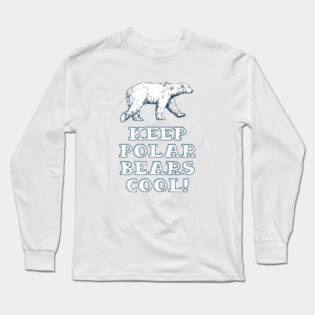 Keep Polar Bears Cool! (Worn) [Rx-tp] Long Sleeve T-Shirt by Roufxis